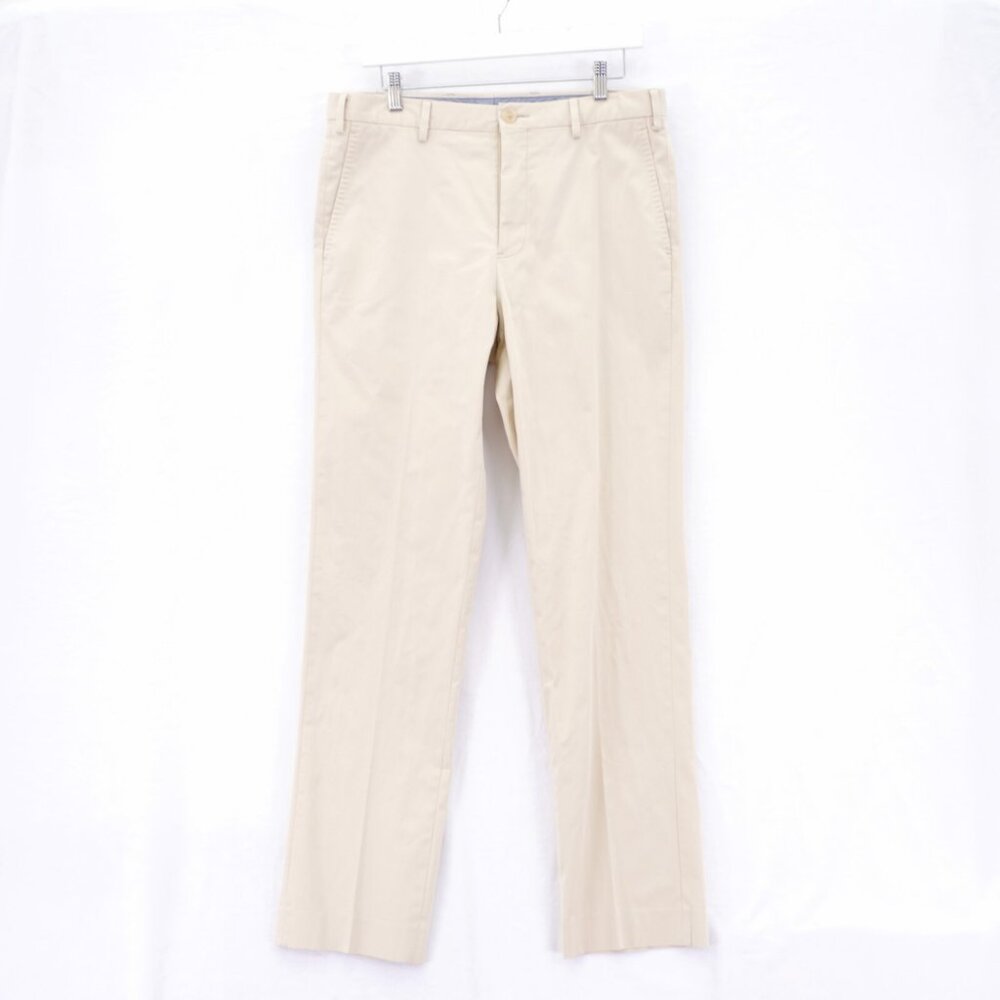 Hart Schaffner Marx Cream Tan Cotton Mid Rise Chino Pants 34 / 32 Tagged 32 / 32